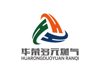 黄程的华荣多元燃气logo设计