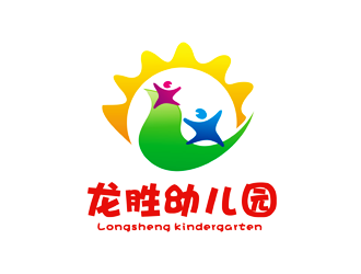 谭家强的龙胜幼儿园logo设计