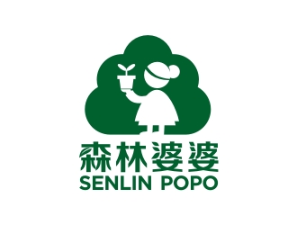 曾翼的森林婆婆logo设计