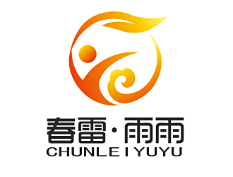 白冰的春雷 . 雨雨logo设计