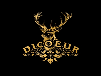 曾翼的DICOEUR法国红酒商标logo设计