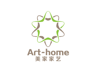 刘祥庆的Art·home  美家家艺logo设计