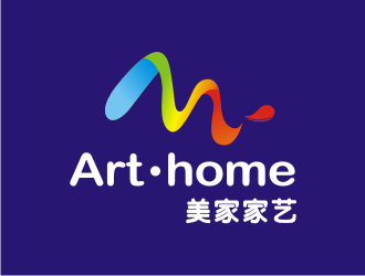 黄俊的Art·home  美家家艺logo设计