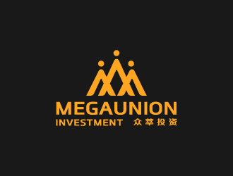 周金进的MEGAUNION INVESTMENT 众萃投资logo设计