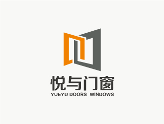 张晓明的悦与门窗logo设计