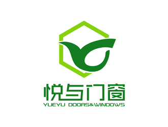 谭家强的悦与门窗logo设计