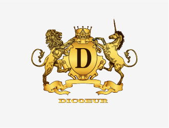 Ze的DICOEUR法国红酒商标logo设计