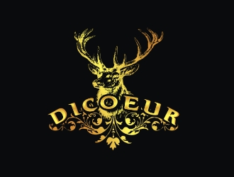 曾翼的DICOEUR法国红酒商标logo设计