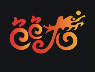 招智江的色色龙陶瓷家具用品logo设计