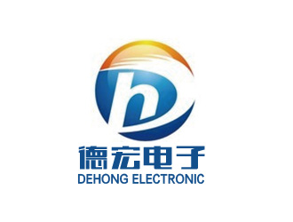黄程的深圳市德宏电子有限公司logo设计