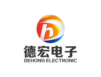 黄程的深圳市德宏电子有限公司logo设计