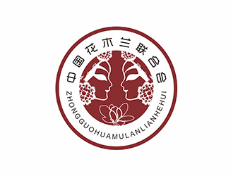 中国花木兰联合会徽章logo设计