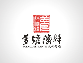 杨福的我想这个Logo是可以梦婕演绎文化传媒公司和梦婕艺术团兼用的logo设计