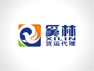 杨福的奚林货运代理logo设计