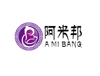 何锦江的阿米邦logo设计