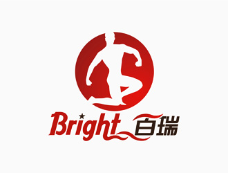 陈玉林的百瑞 Bright 健身俱乐部logo设计