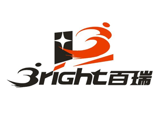 杨占斌的百瑞 Bright 健身俱乐部logo设计