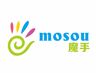 AR科技核心~雪狐设计的魔手mosoulogo设计
