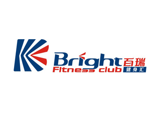 百瑞 Bright 健身俱乐部logo设计
