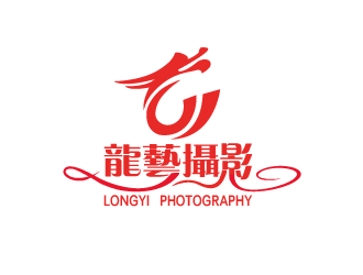 龙艺婚纱摄影logo设计