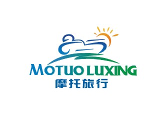 郑国麟的摩托旅行logo设计