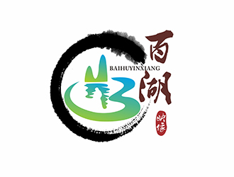 AR科技核心～雪狐设计的百湖映象logo设计