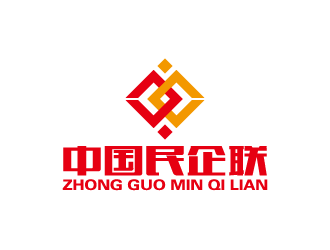 周金进的中国民营企业家联合会      简称（中国民企联）logo设计