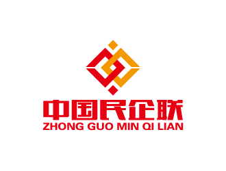 周金进的中国民营企业家联合会 简称(中国民企联)logo设计
