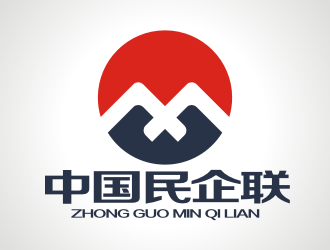 张军代的中国民营企业家联合会      简称（中国民企联）logo设计