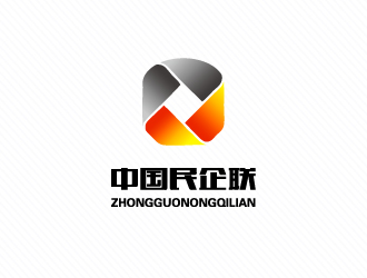 文大为的中国民营企业家联合会      简称（中国民企联）logo设计