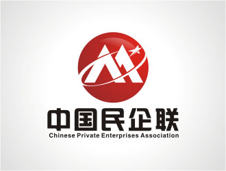 杨福的中国民营企业家联合会      简称（中国民企联）logo设计