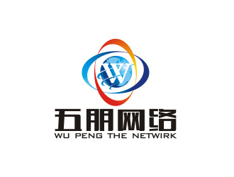 杨福的五朋网络logo设计