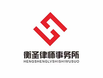 AR科技核心～雪狐设计的江苏衡圣律师事务所logo设计