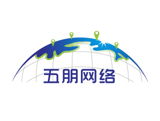 林思源的五朋网络logo设计