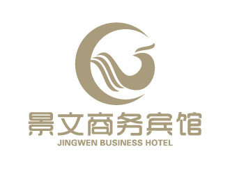 黄程的山海关景文商务宾馆logo设计
