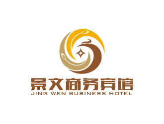 杨福的山海关景文商务宾馆logo设计