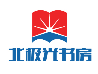 温天奇的北极光书房logo设计