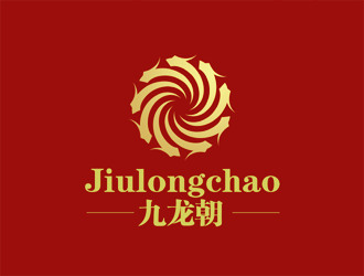 谭家强的九龙朝logo设计
