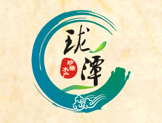 安齐明的陆河珑潭珍稀水产养殖专业合作社logo设计