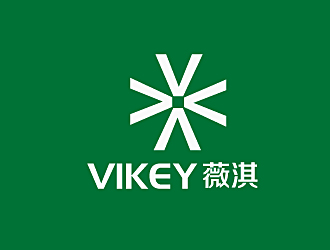 白冰的VIKEY 薇淇logo设计