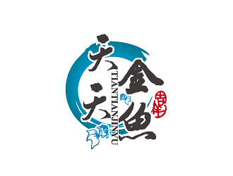 天天金鱼LOGO设计 - LOGO123