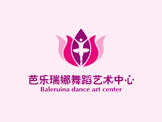 谭家强的芭乐瑞娜舞蹈艺术中心logo设计