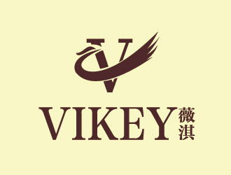 黄程的VIKEY 薇淇logo设计
