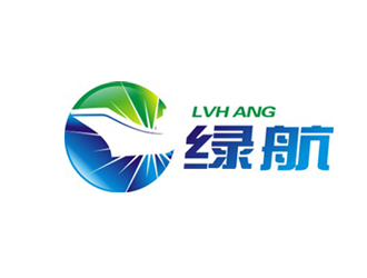 杨占斌的绿航logo设计