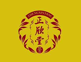 孙红印的正欣堂茶庄logo设计