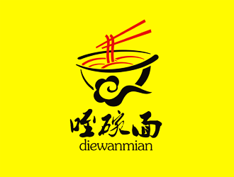 谭家强的咥碗面logo设计