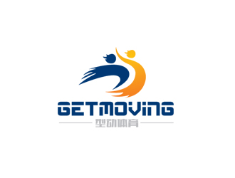 秦晓东的GETMOVING    型动体育logo设计