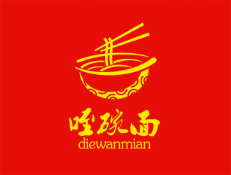 谭家强的咥碗面logo设计