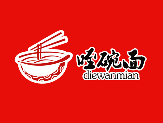 谭家强的咥碗面logo设计