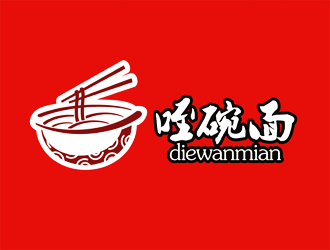 谭家强的咥碗面logo设计